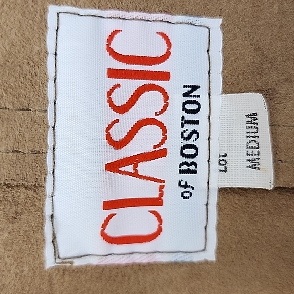 Classic of Boston Suede Western Vest with Fringe, Size Medium - Picture 5 of 6